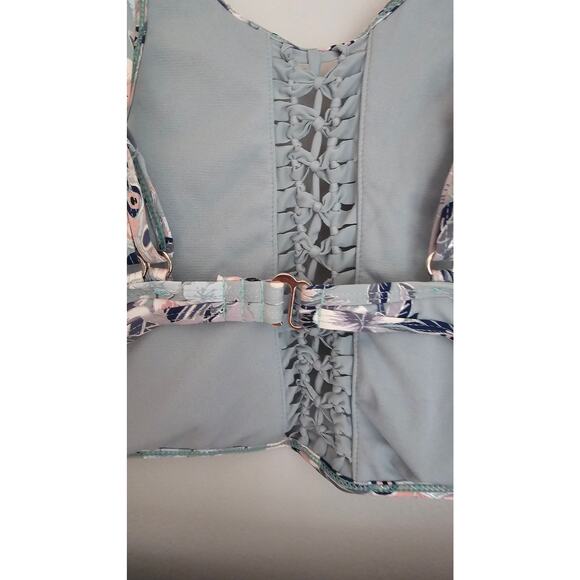 Ambrielle Swimwear High Waist Bikini, Bottom Sz M & High Neck Top Sz L , NWT - Picture 6 of 11